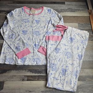 Beaufort Bonnet Co TBBC Women's Pajamas PJs Sleepwear White Blue Toile